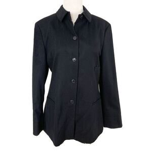 Strenesse Gabriele Strehle Holt Renfrew Wool Cashmere Jacket US 6 Dark Academia